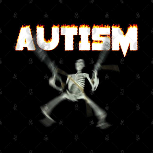 Autism Skeleton Meme by swankyswamprat