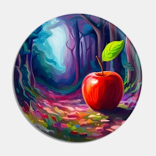 Apple in Forest Pin