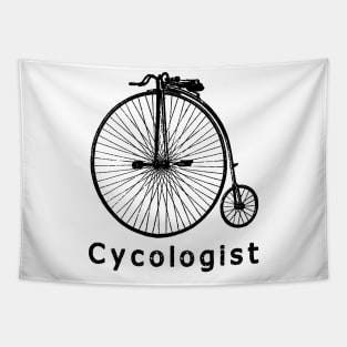 Cycologist Funny Bicycle shirt Tapestry