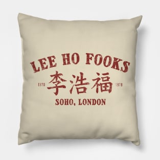 Lee Ho Fooks Resto Vintage Pillow