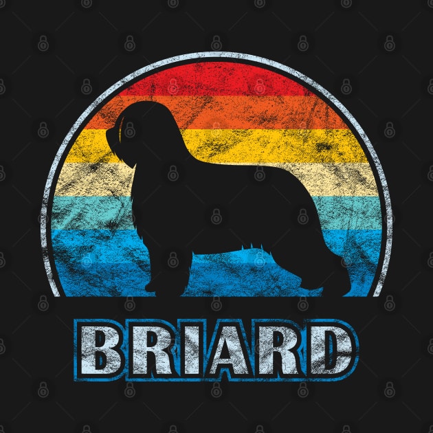 Briard Vintage Design Dog by millersye