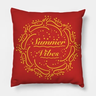 Summer vibes in the air Pillow