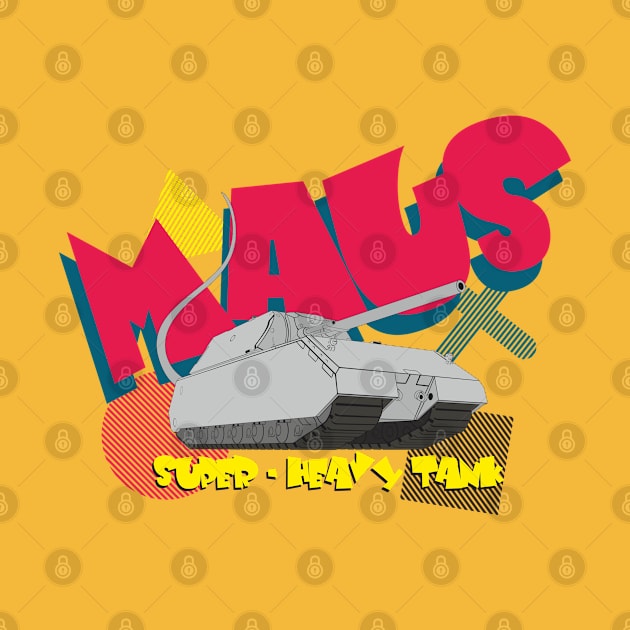 Super-heavy German MAUS tank by FAawRay