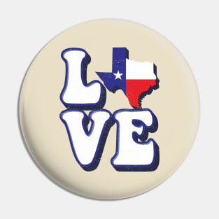 Love Texas Pin