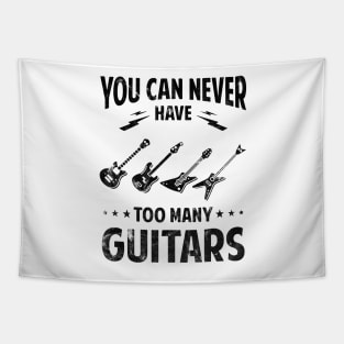 You can never have many guitars "The black Vintage version" Tapestry