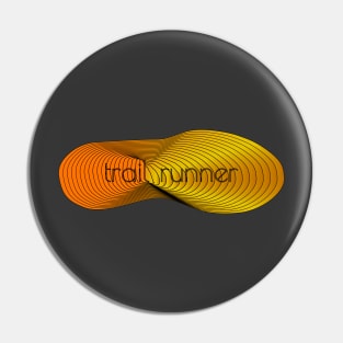 Trail Runner - Yellow/Orange Pin