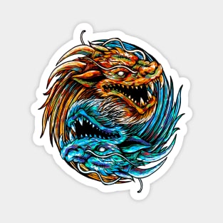 Dragon Yin Yang energy Magnet