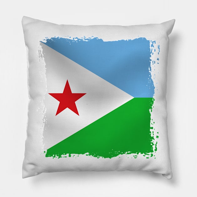 Djibouti Artwork Pillow by SASTRAVILA