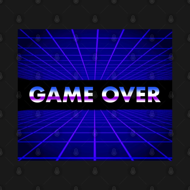 Game Over Wall Art by Thedesignstuduo