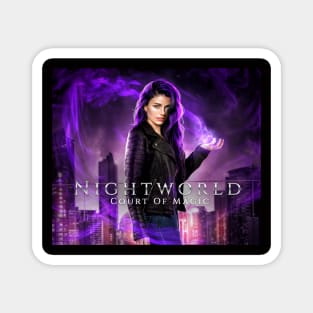 Nightworld: Court of Magic purple Magnet