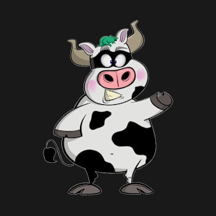 Funny Cartoon Milk cow T-Shirt