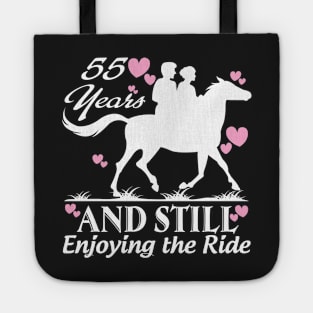 55 years and still enjoying the ride Tote