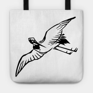 Wings of Freedom: Flying Bird Tote