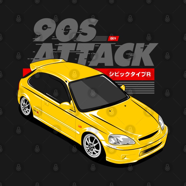 Honda Civic EK9 JDM Car Legend by ninetiescustoms