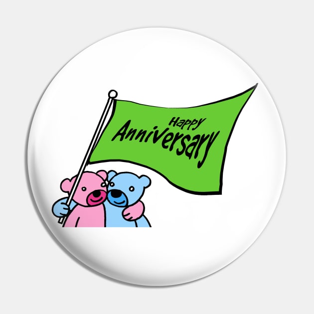 anniversary Pin by Cheeky Greetings