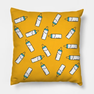 Baby milk bottle pattern Pillow