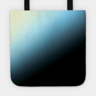 Blue yellow white abstract art Tote