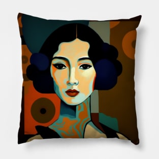 Asian Abstract #10 Pillow