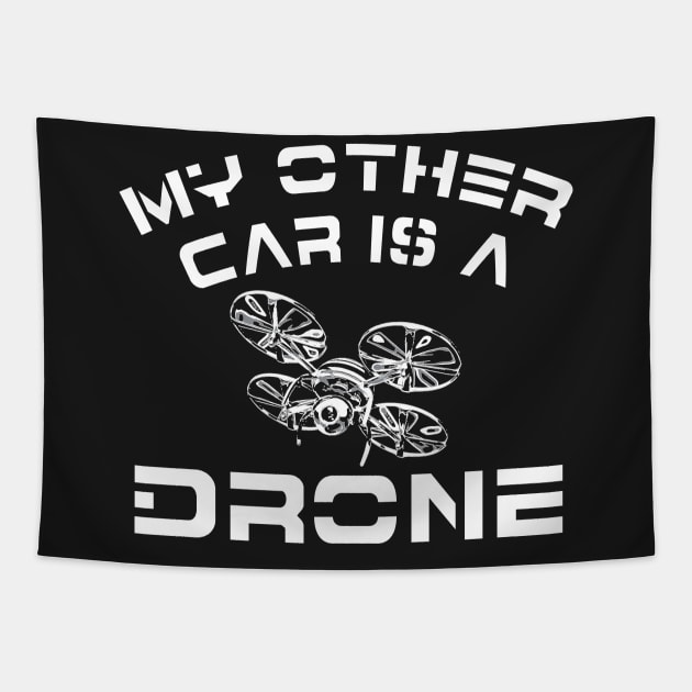 My Other Car is a Drone Tapestry by Scarebaby