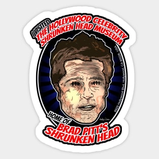 Brad Pitt Artwork - Hollywood Heartthrob Sticker for Sale by