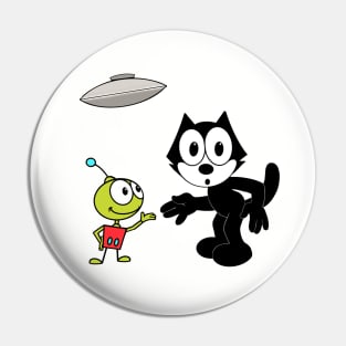 Felix and Extraterrestrial Guy Pin