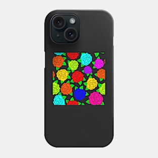 Rainbow Roses Phone Case