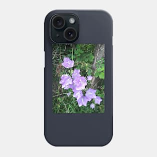 Purple blue Harebells  photograph Phone Case