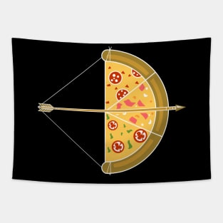 Pizza Archery Tapestry