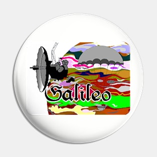 Galileo Mission Poster Pin