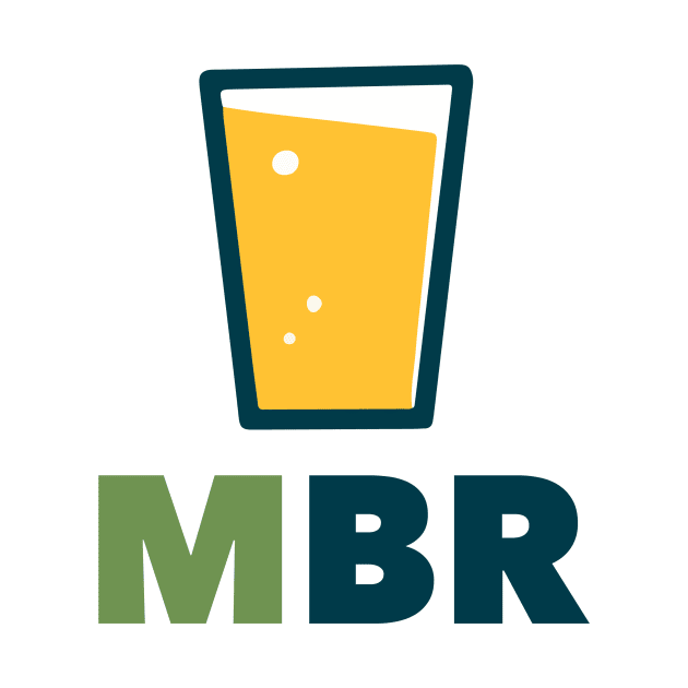 Milwaukee Beer Review glass logo by mkebeerreview