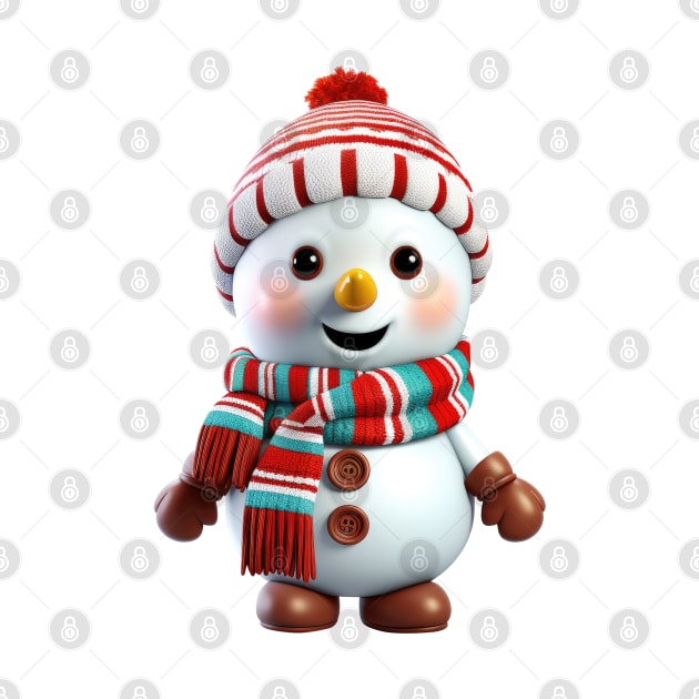 3D Snowman #1 by Chromatic Fusion Studio