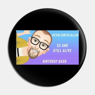 Kevin Curtis-Allen Birthday design Pin