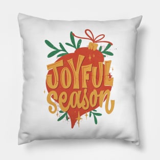 Joyful season Christmas Pillow