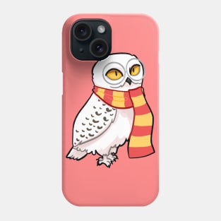 Brave Snowy Owl Phone Case