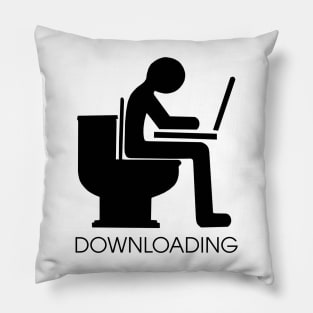 Funny Most Wanted Hacker in the Toilet Pillow