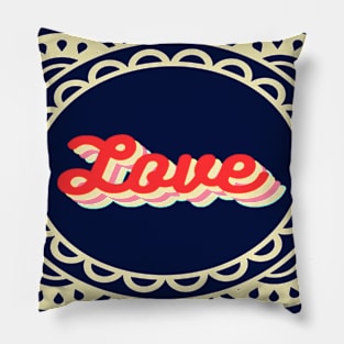 Love Mandala Pillow