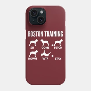 Boston Training Boston Terrier Tricks Phone Case