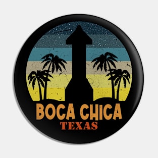 Boca Chica Texas - Vintage Boca Chica Beach - Rocket Science Pin