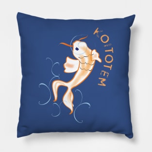 Koi Totem Pillow