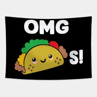 OMG Tacos! Tacos Lovers Tapestry