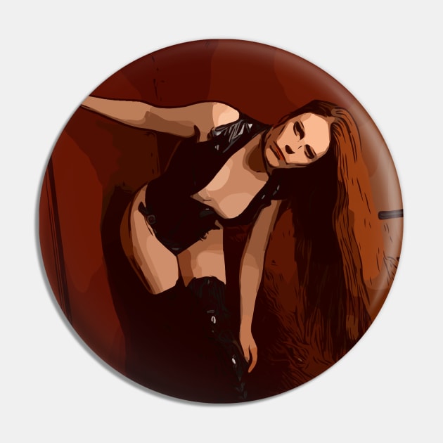 Long red haired fetish model Pin by WelshDesigns