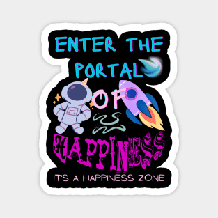 THE PORT OF HAPPINESS Magnet