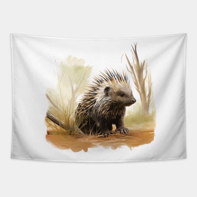 Porcupine Tapestry by zooleisurelife