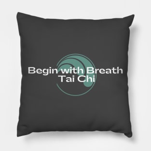 Begin with Breath Tai Chi - Logo B Pillow