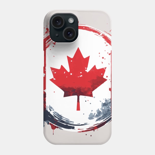 Happy Canada Day Canadian Flag Phone Case by Heartsake