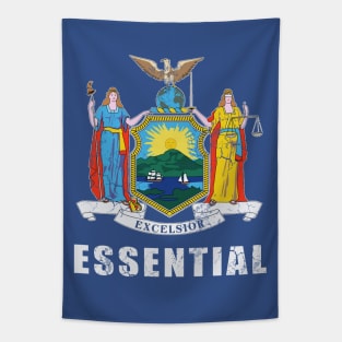 New York Essential Worker Flag Covid 19 Tapestry