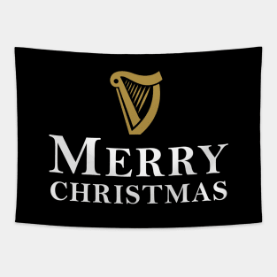 Merry Christmas Irish Drink Tapestry