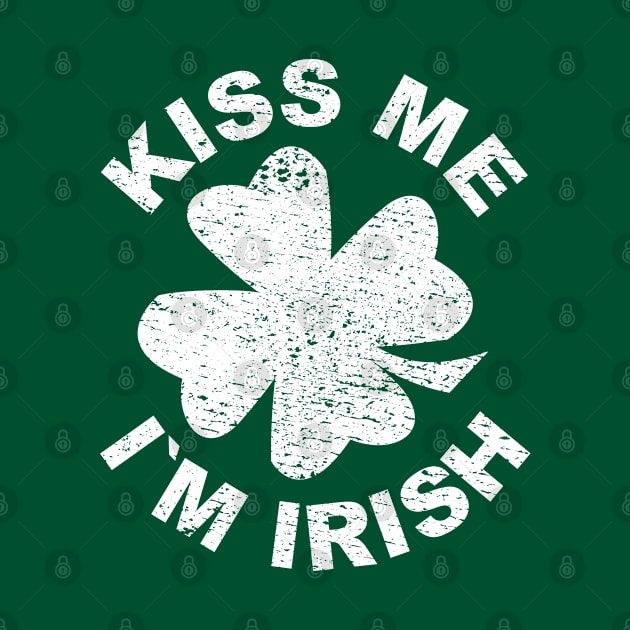 Kiss Me I'm Irish I Saint Patrick Day Gift Clover Leaf by az_Designs