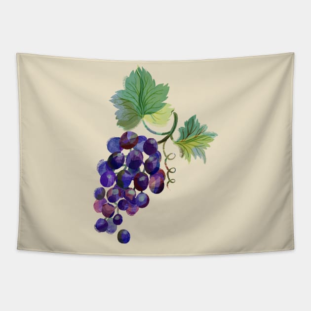 Grape Branch Tapestry by Rebelform