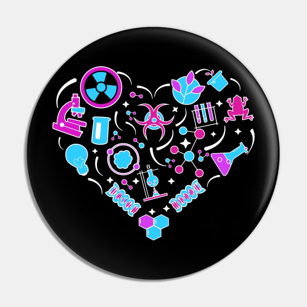 Love Biology Pin by KsuAnn